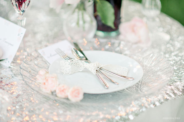 Волшебный ужин, сервировка стола