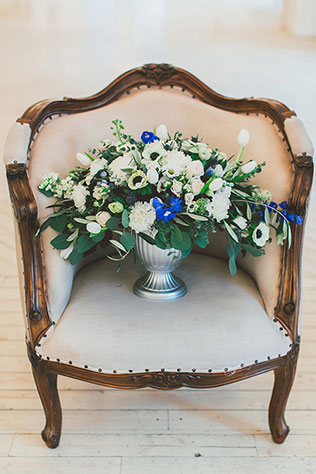 Воздушное утро невесты в голубых тонах, букет невесты