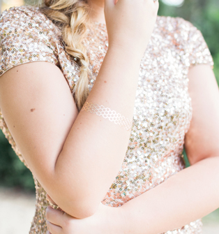 Золотая лихорадка: временные татуировки, тату как браслет