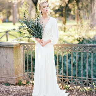 25 свадебных платьев с рукавами три четверти