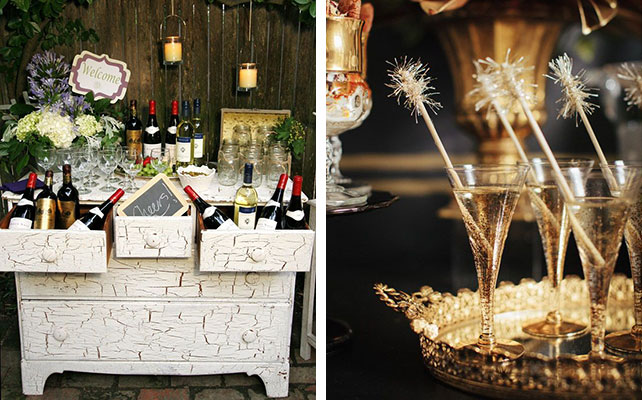 Как организовать приветственный коктейль на свадьбе