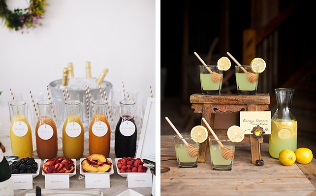 Как организовать приветственный коктейль на свадьбе
