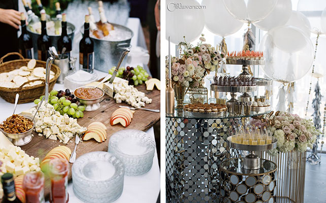 Как организовать приветственный коктейль на свадьбе