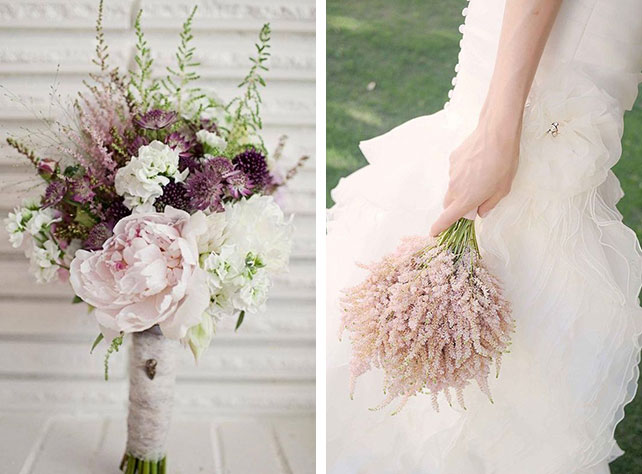 34 нежных свадебных букета из полевых цветов