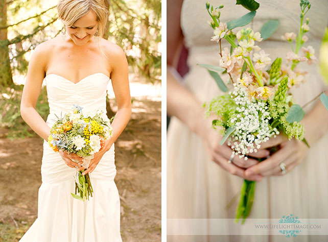34 нежных свадебных букета из полевых цветов