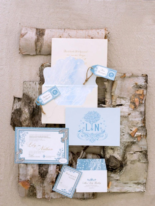 Winter Inspiration: 40 вариантов свадебной полиграфии 