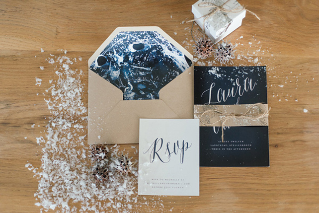 Winter Inspiration: 40 вариантов свадебной полиграфии 