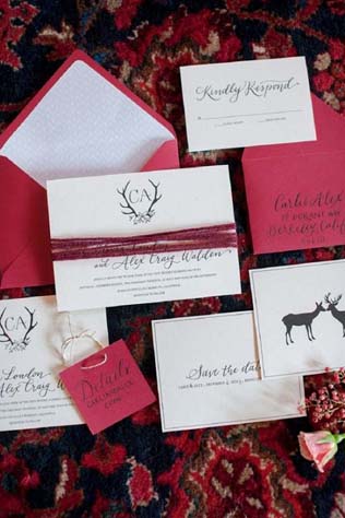 Winter Inspiration: 40 вариантов свадебной полиграфии 