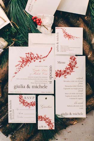 Winter Inspiration: 40 вариантов свадебной полиграфии 