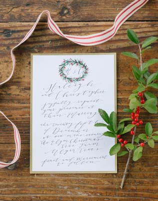 Winter Inspiration: 40 вариантов свадебной полиграфии 