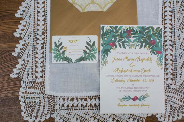 Winter Inspiration: 40 вариантов свадебной полиграфии 