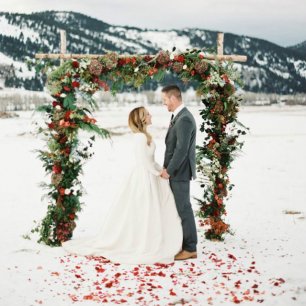 Нам морозы нипочем: 30 идей для зимней церемонии