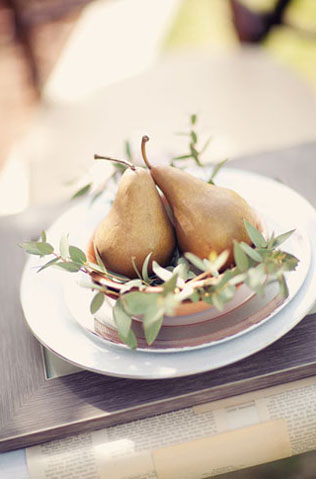 Сезон открыт: яблоки и груши для осенней свадьбы 