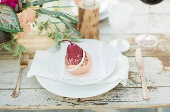 Сезон открыт: яблоки и груши для осенней свадьбы 