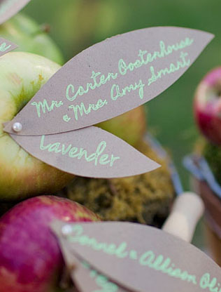 Сезон открыт: яблоки и груши для осенней свадьбы 