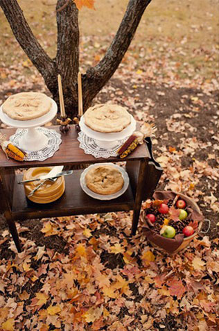 Сезон открыт: яблоки и груши для осенней свадьбы 