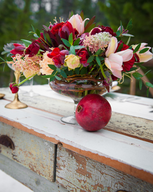 Яркий гранат: 40 идей для декора свадьбы 