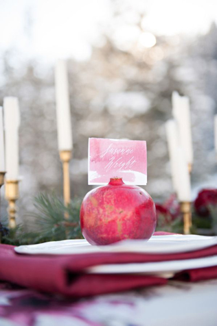 Яркий гранат: 40 идей для декора свадьбы 