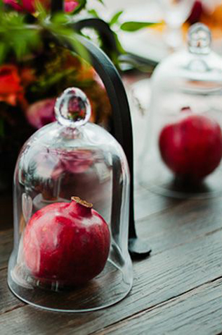 Яркий гранат: 40 идей для декора свадьбы 