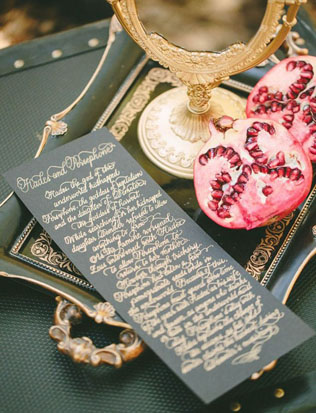 Яркий гранат: 40 идей для декора свадьбы 