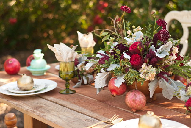 Яркий гранат: 40 идей для декора свадьбы 