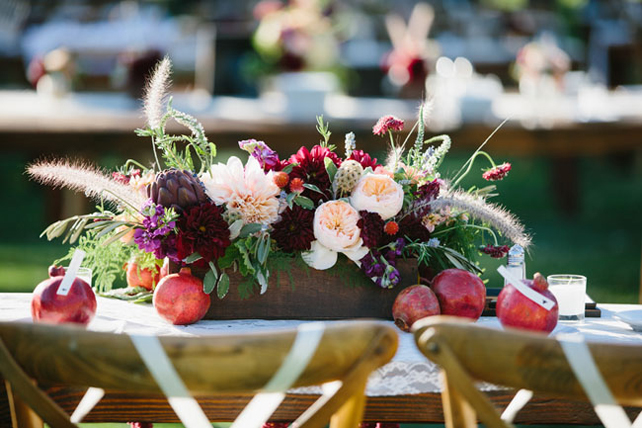 Яркий гранат: 40 идей для декора свадьбы 