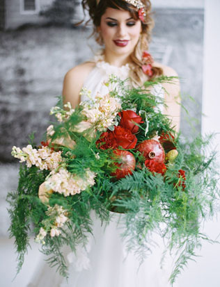 Яркий гранат: 40 идей для декора свадьбы 