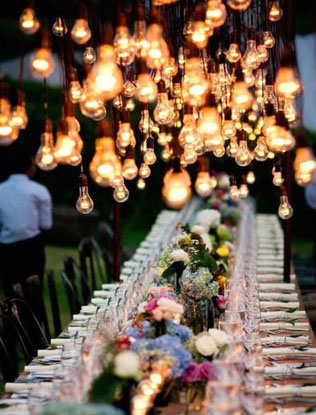 Да будет свет: 36 идей для красивой свадьбы 