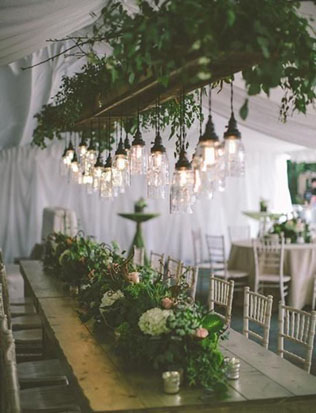 Да будет свет: 36 идей для красивой свадьбы 