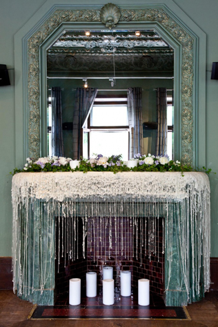 Свадьба в деталях: уютный камин 