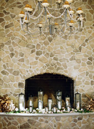 Свадьба в деталях: уютный камин 