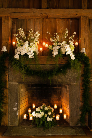 Свадьба в деталях: уютный камин 
