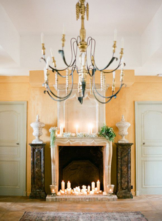 Свадьба в деталях: уютный камин 