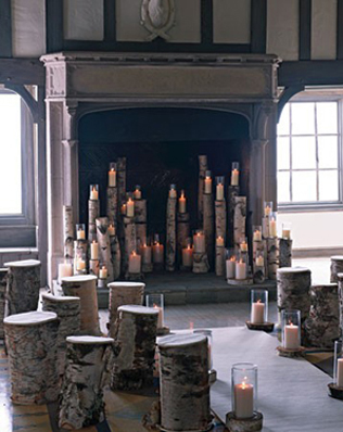 Свадьба в деталях: уютный камин 