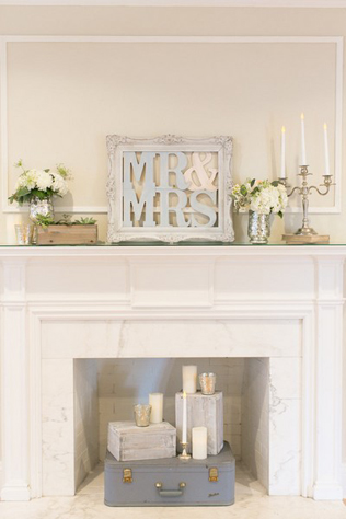 Свадьба в деталях: уютный камин 