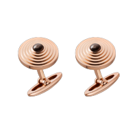 Запонки из розового золота