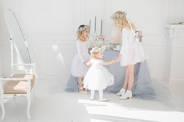 Утро невесты: завтрак балерины, дети