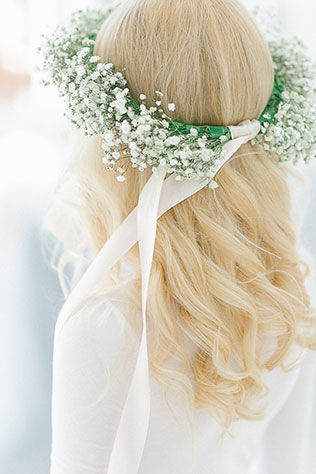 Утро невесты: завтрак балерины, венок из цветов