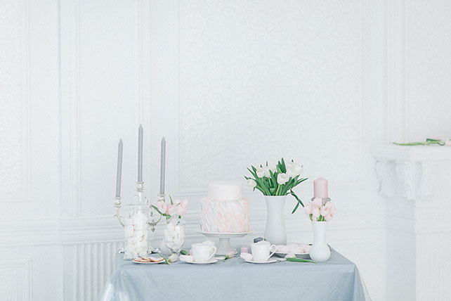 Утро невесты: завтрак балерины, сервировка стола