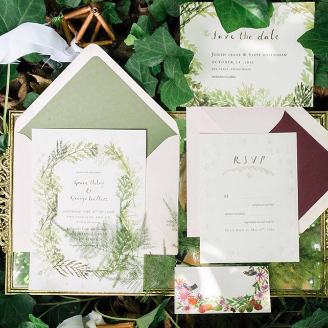 Зеленый папоротник: 50 идей для свадьбы 