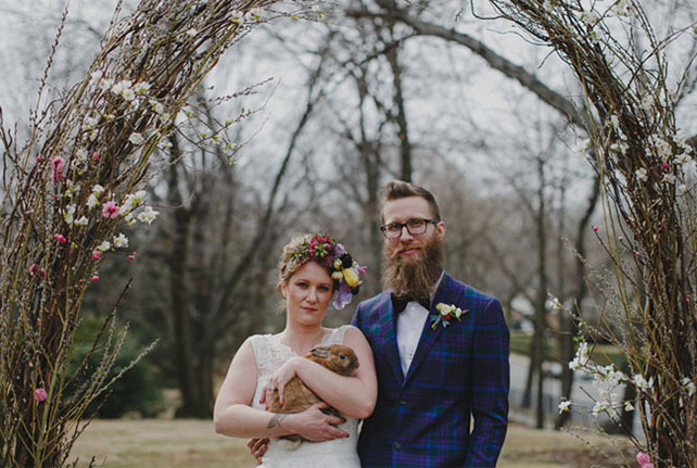 Животные на свадьбе - кролик