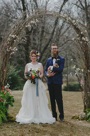 Животные на свадьбе - кролик