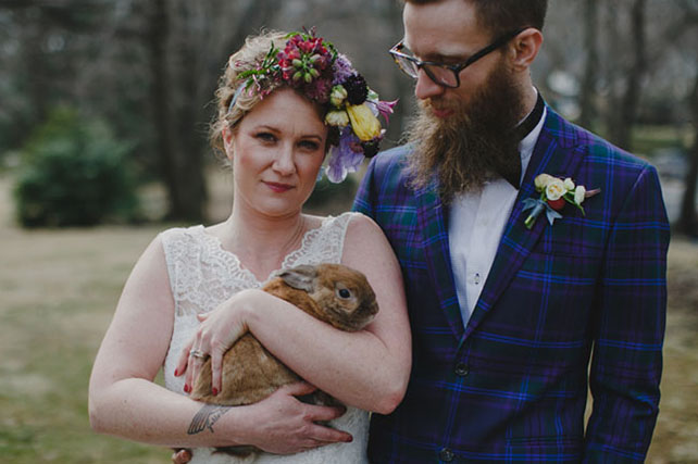 Животные на свадьбе - кролик