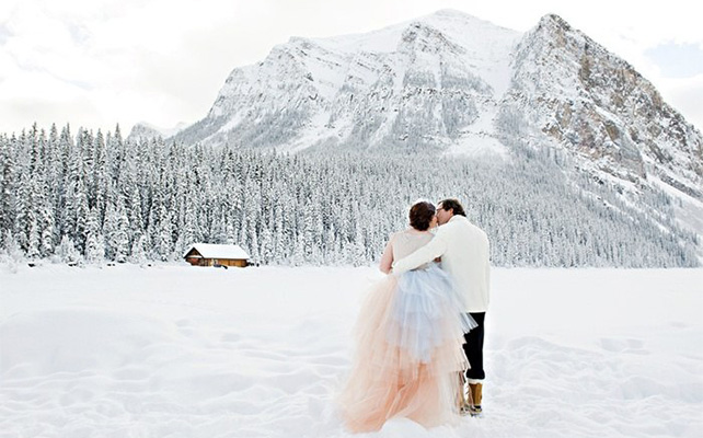 Зимняя романтика на свадьбе