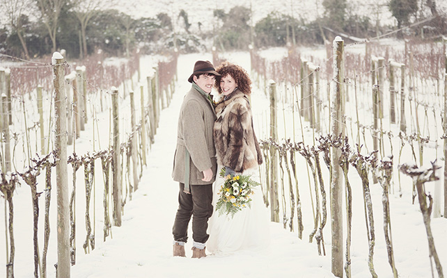 Зимняя романтика на свадьбе