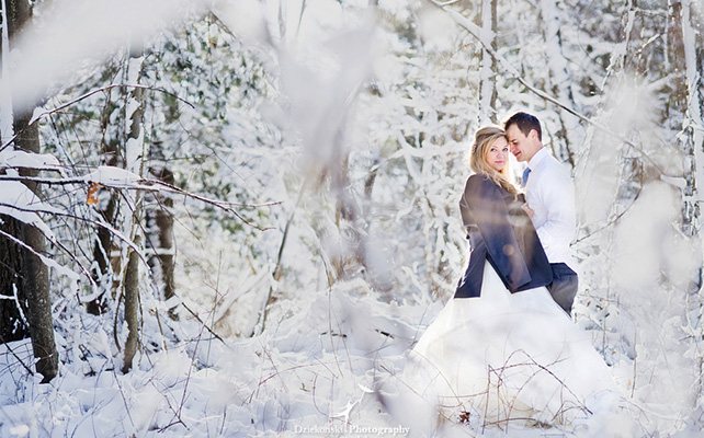 Зимняя сказка на свадьбе