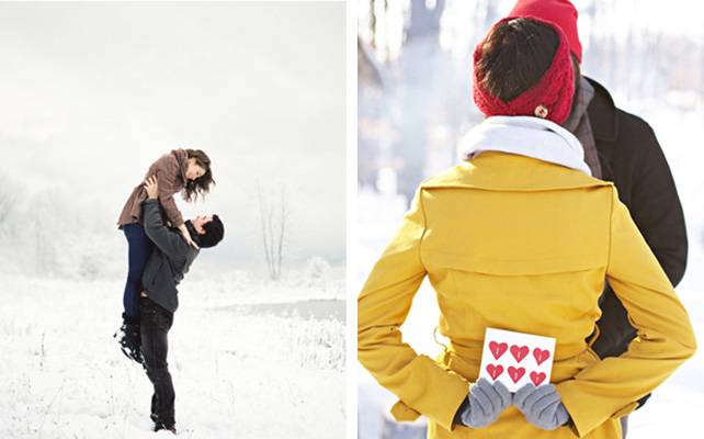 Зимнее веселье на свадьбе