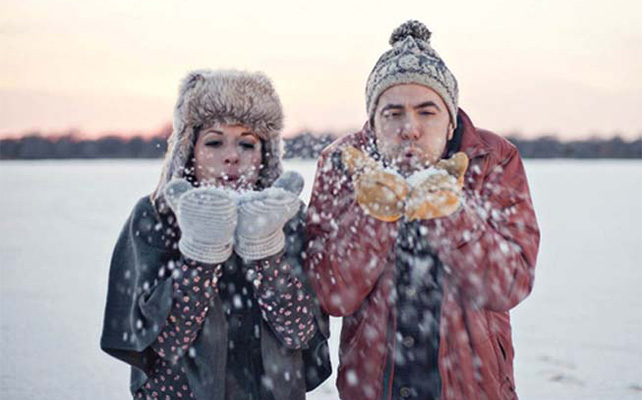 Зимнее веселье на свадьбе
