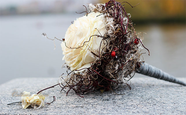 букет невесты гламелия