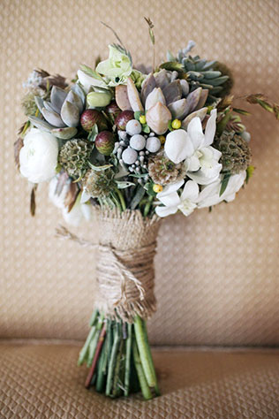 зимний букет невесты